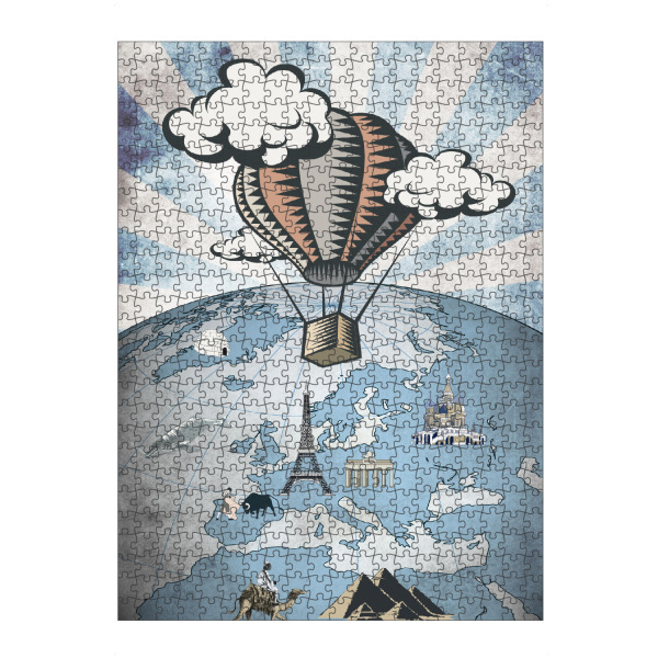 artboxONE Puzzle "Hot Air Balloon vintage" artboxONE - Reise,Reise / Länder