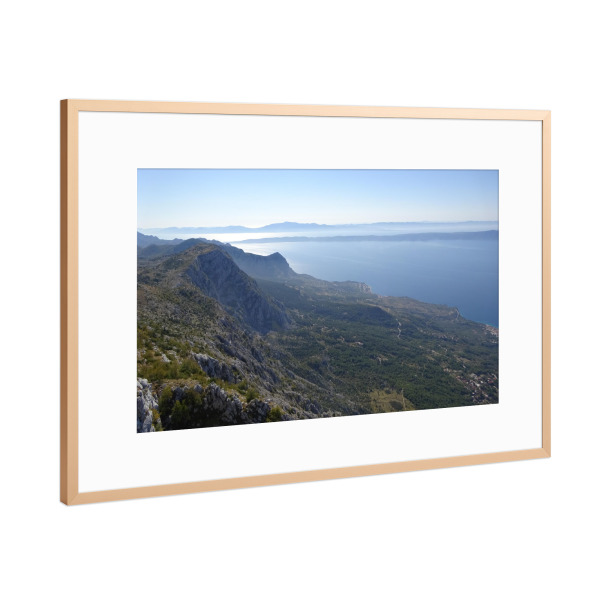 Poster mit Rahmen Kupfer "Adria Coast" artboxONE - Reise,Reise / Strand und Meer,Reise / Länder