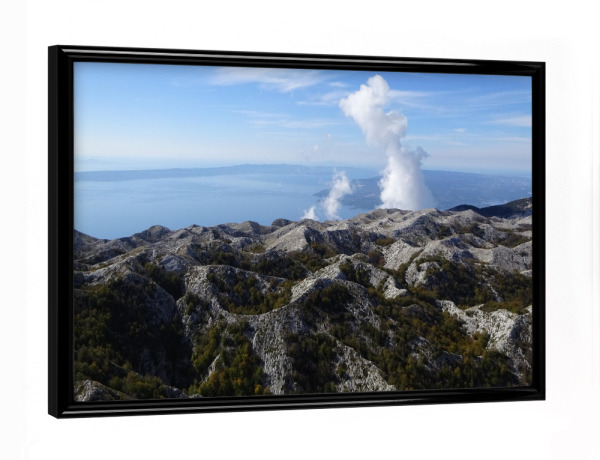 Poster mit schwarzem Rahmen "Croatian Coast" artboxONE - Natur,Reise,Reise / Strand und Meer,Reise / Länder