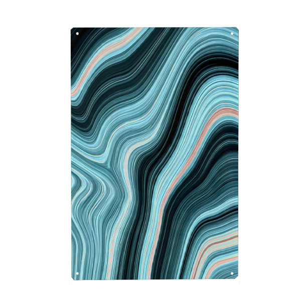 Holzbild "Aquadrift" artboxONE - Abstrakt,Marmor
