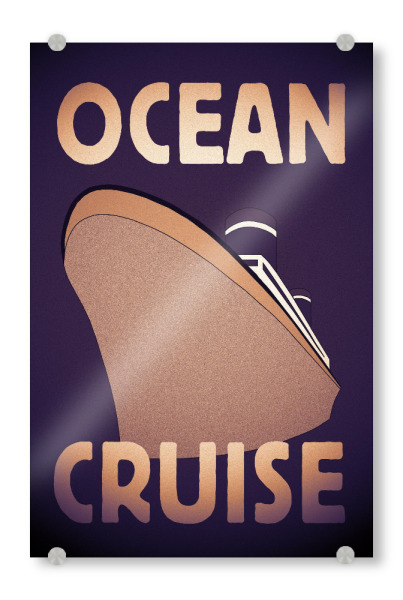 Acrylglasbild "Ocean Cruise" artboxONE - Reise,Reise / Strand und Meer
