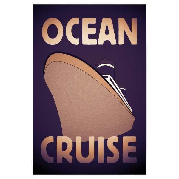 Poster "Ocean Cruise" artboxONE - Reise,Reise / Strand und Meer