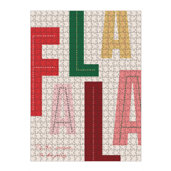 Puzzle Ravensburger "FaLaLa Tis The Season" artboxONE - Typografie,Essen & Trinken,Menschen,Weihnachten