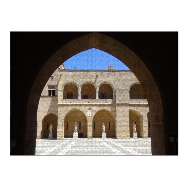 Puzzle Ravensburger "The Rhodos Palace" artboxONE - Städte,Reise,Architektur,Reise / Länder,Städte / Weitere