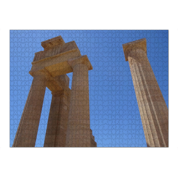 Puzzle Ravensburger "The Akropolis at Lindos (Rhodes)" artboxONE - Reise,Architektur,Reise / Länder