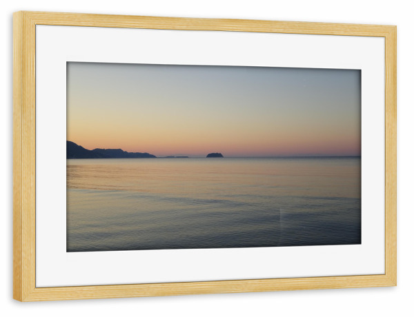 Poster mit Rahmen kiefer "Sunrise at Zante" artboxONE - Natur,Reise,Reise / Strand und Meer,Reise / Länder