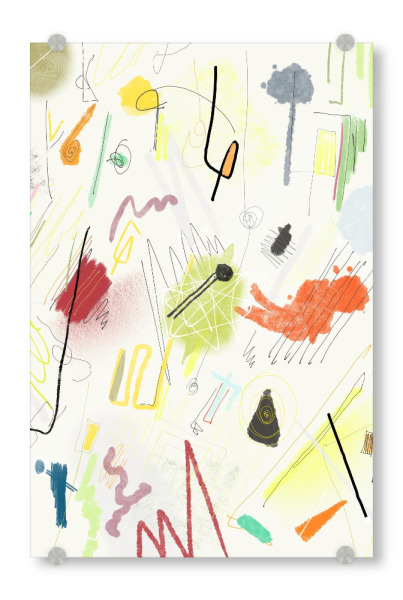 Acrylglasbild "Anima" artboxONE - Abstrakt - Modern,Abstrakt,Aquarell