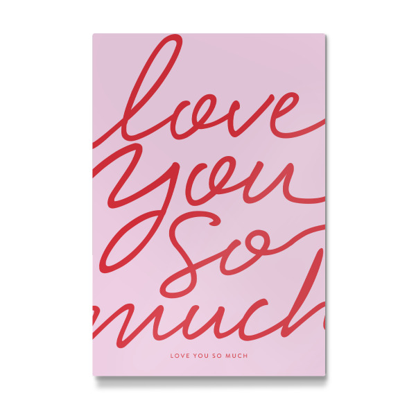 Galerie-Print "Love You So Much" 30x20 cm artboxONE