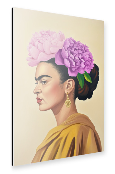Alu-Dibond "Ikonische Blüten Frida" 30x20 cm artboxONE