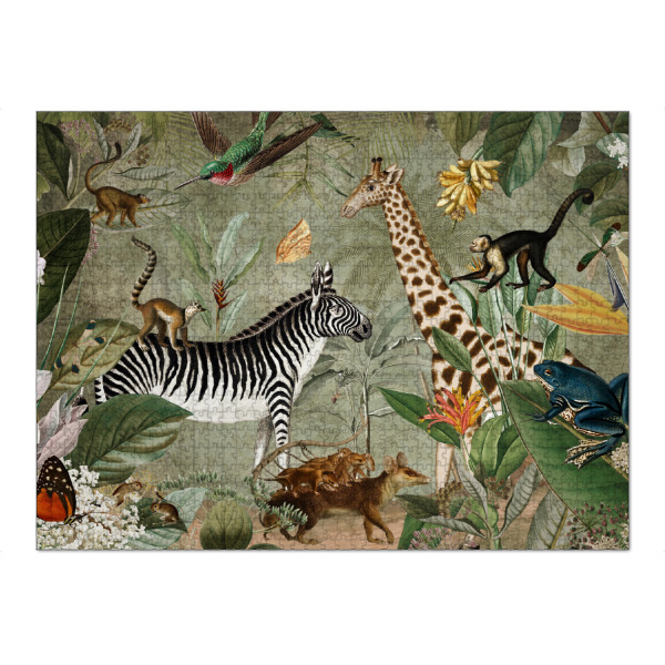 Puzzle Ravensburger "Safari Wildlife Animals Jungle" artboxONE - Natur,Floral,Tiere,Für Mama