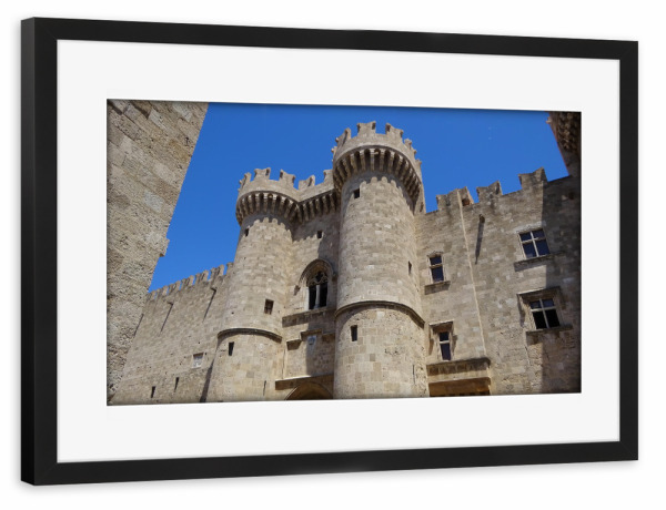 Poster mit Rahmen schwarz "Grandmaster's Palace" artboxONE - Städte,Reise,Architektur,Reise / Länder,Städte / Weitere