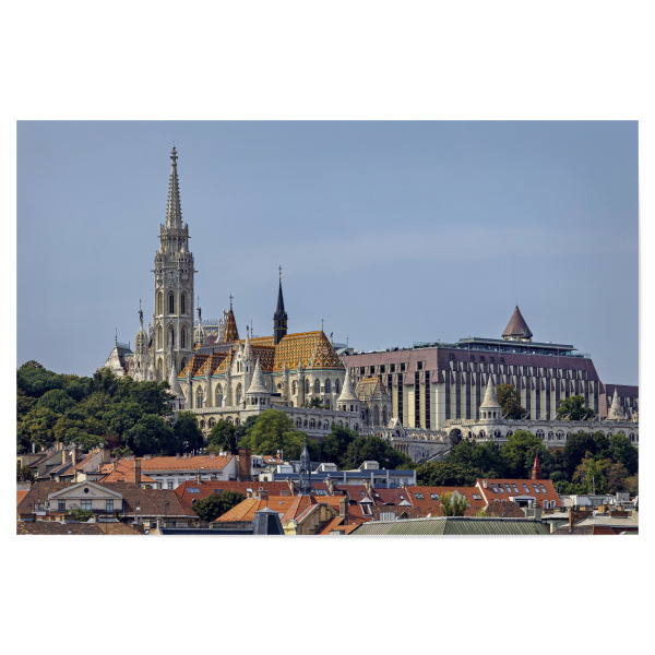 Poster "Die Matthias Kirche in Budapest" artboxONE - Reise,Architektur