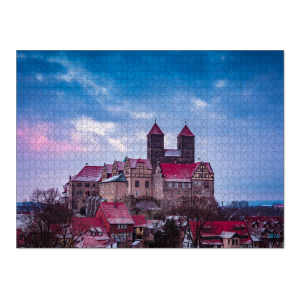 Puzzle Ravensburger "Winter in Quedlinburg" artboxONE - Städte,Reise