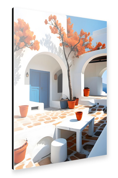 Alu-Dibond "Terrakotta-Träume in Griechenland" 75x50 cm artboxONE