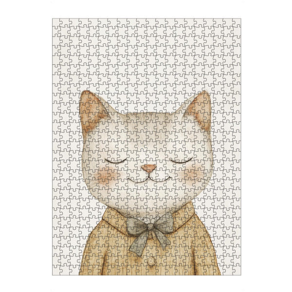 Puzzle Ravensburger "Pastel Katzenliebe Felix" artboxONE - Tiere,Liebe,Lustig