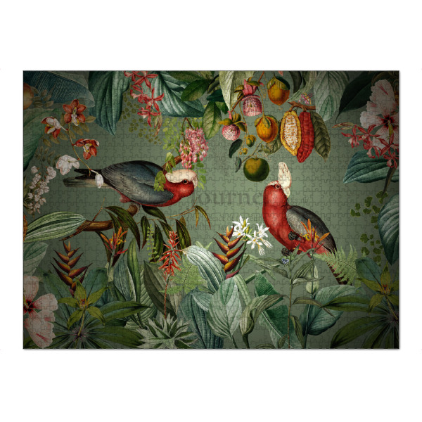 Puzzle Ravensburger "Mystic Tropical Birds Jungle" artboxONE - Natur,Floral,Tiere,Für Mama