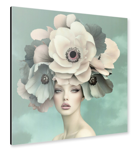 Alu-Dibond "The Quiet Garden" 30x30 cm artboxONE