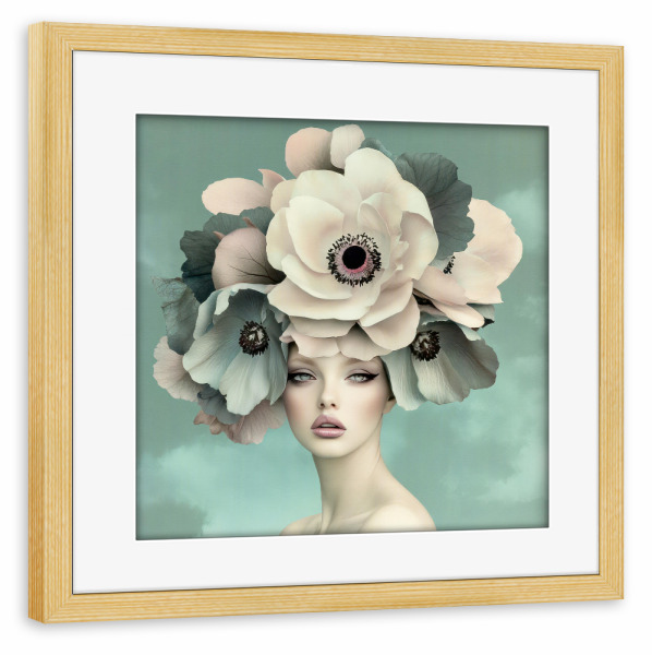 Poster mit Rahmen kiefer "The Quiet Garden" artboxONE - Natur,Floral,Fashion,Für Mama
