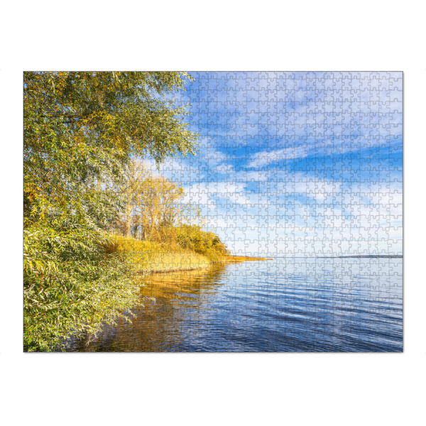Puzzle Ravensburger "Plauer See mit Bäumen" artboxONE - Natur,Reise
