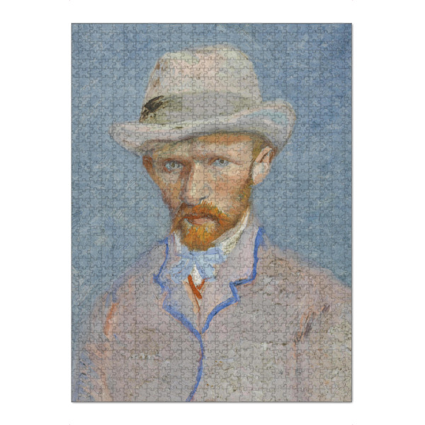 Puzzle Ravensburger "Van Gogh Porträt mit Filzhut" artboxONE - Menschen,Männer