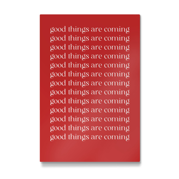 Galerie-Print "Good things are coming x" 30x20 cm artboxONE