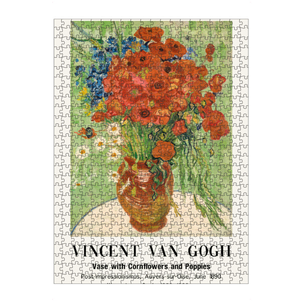 Puzzle Ravensburger "Van Gogh Korn- und Mohnblumen" artboxONE - Typografie,Natur,Floral