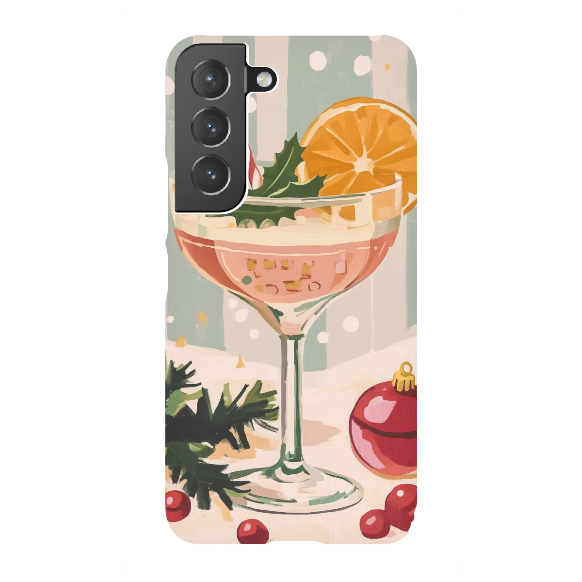 "Weihnachtscocktail"für Samsung Galaxy - Premium-Case Handyhülle artboxONE