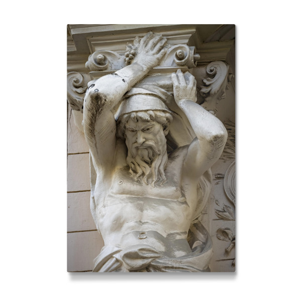 Galerie-Print "Eine Skulptur in Budapest" 75x50 cm artboxONE