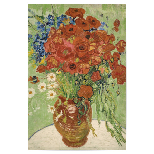 Poster 30x20 cm "Stillleben van Gogh Mohnblumen" artboxONE - Natur,Floral,Abstrakt
