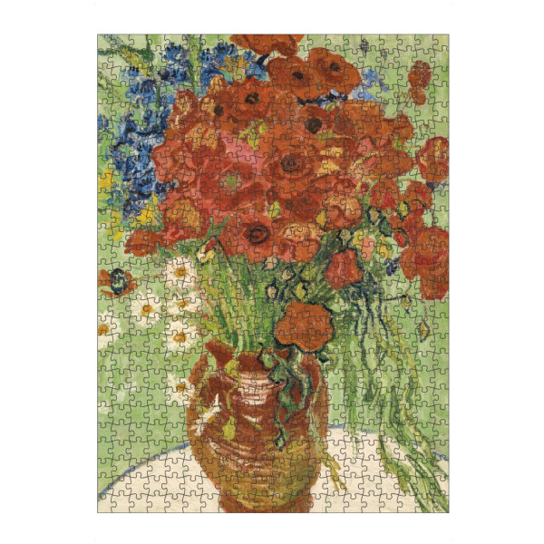 Puzzle Ravensburger "Stillleben van Gogh Mohnblumen" artboxONE - Natur,Floral,Abstrakt