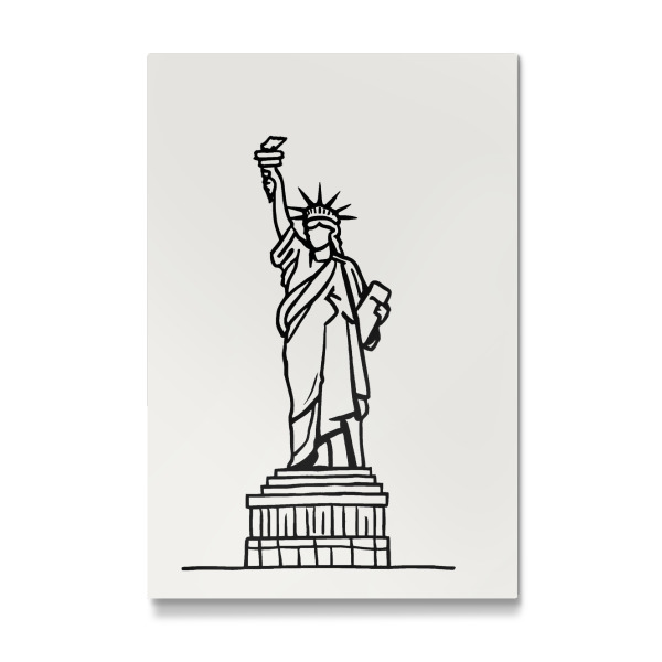 Galerie-Print "Drawing the Statue of Liberty" 30x20 cm artboxONE