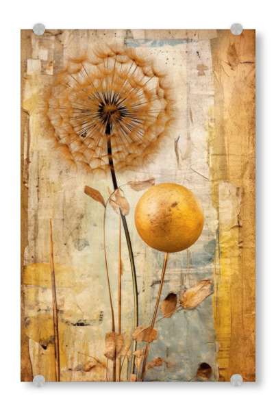 Acrylglasbild "Echoes of Dandelions" artboxONE - Natur,Floral,Für Mama