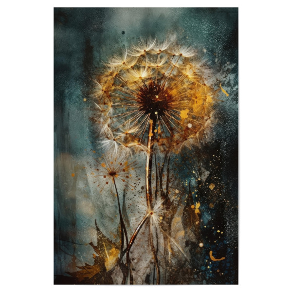 Poster 30x20 cm "Dandelion Echo" artboxONE - Natur,Floral,Für Mama