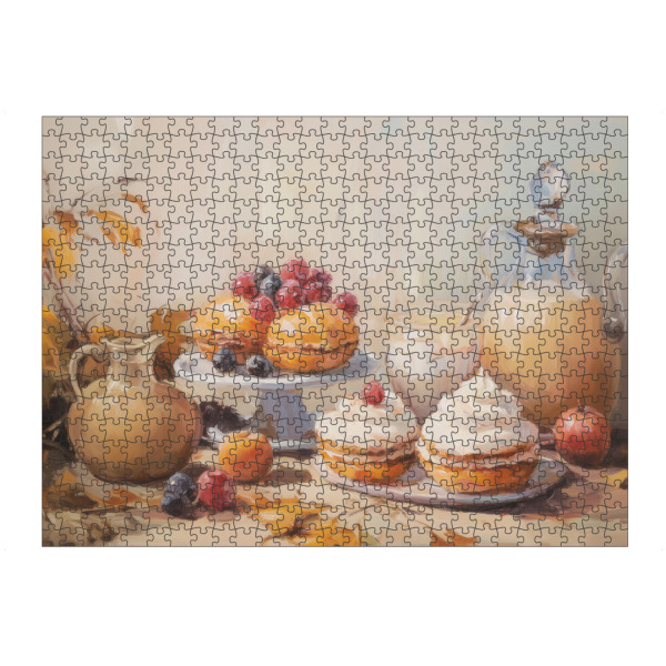 Puzzle Ravensburger "Vintage-Bäckerei" artboxONE - Essen & Trinken,Weihnachten,Essen & Trinken / Obst & Gemüse