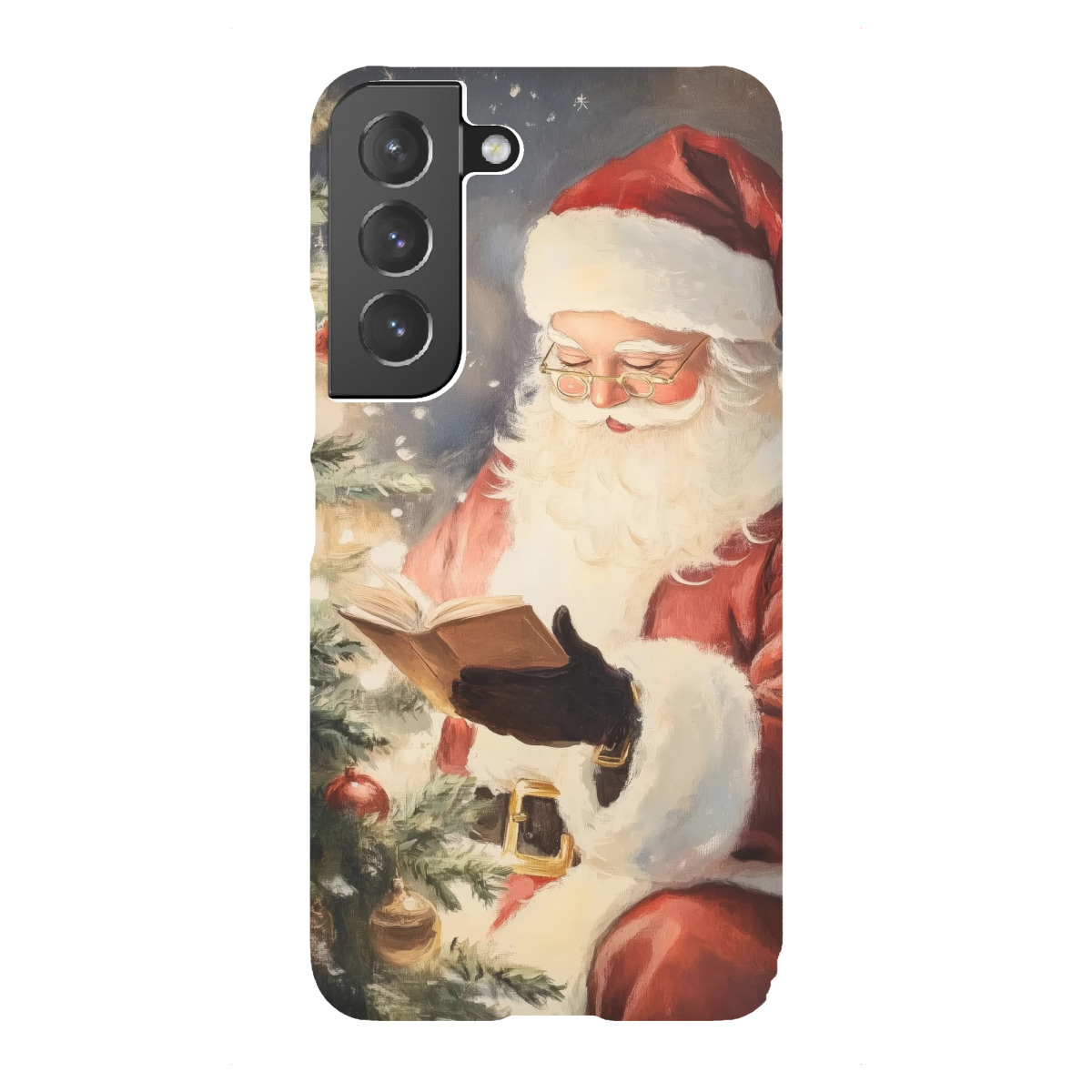 "Santa Claus reading a book"für Samsung Galaxy - Premium-Case Handyhülle artboxONE