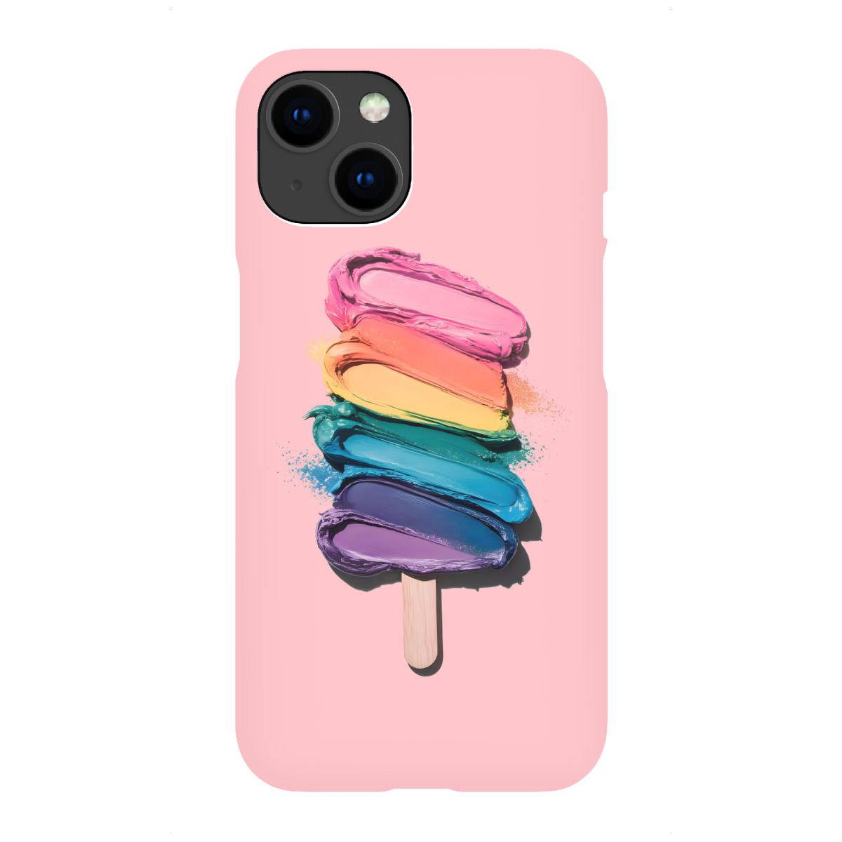 iPhone "Regenbogeneis" Premium-Case Handyhülle artboxONE