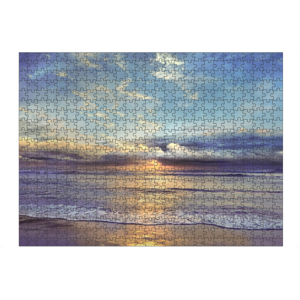 Puzzle Ravensburger "Meer- und Himmelstreffen" artboxONE - Natur,Menschen,Reise / Strand und Meer - Strand,Küste,Küste,Meer - Bild strand