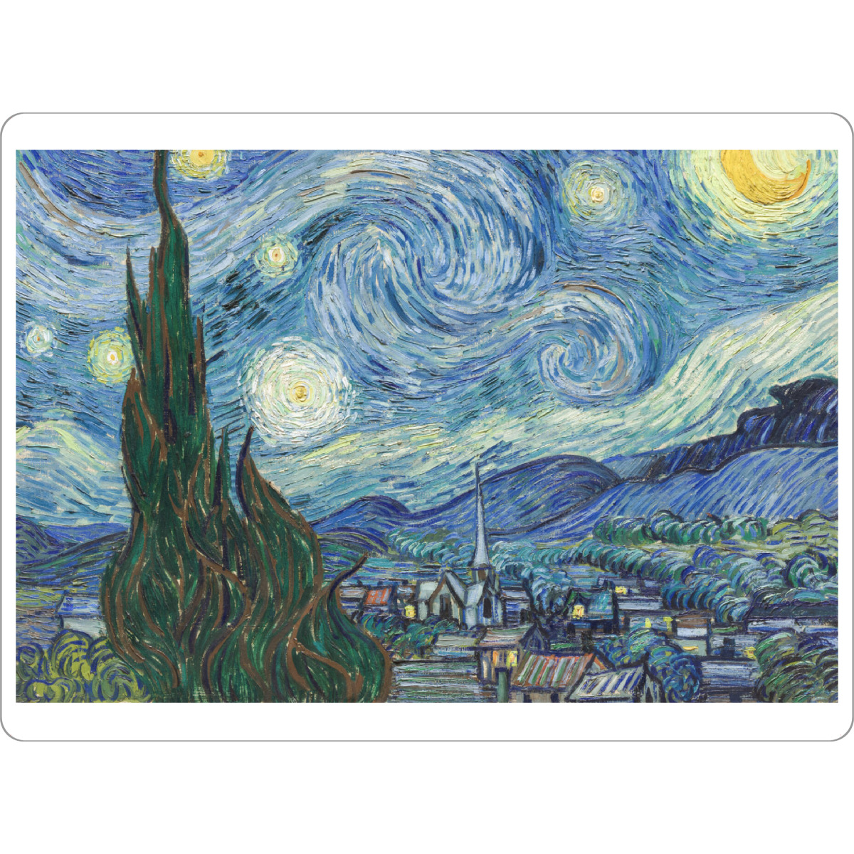 Tischset "Sternennacht Van Gogh's Traum" artboxONE - Natur,Floral,Abstrakt
