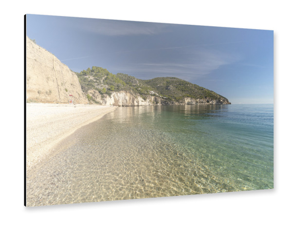 Alu-Dibond "Strand von Mattinata" 75x50 cm artboxONE