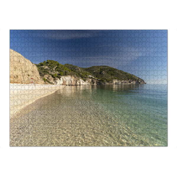 Puzzle Ravensburger "Strand von Mattinata" artboxONE - Reise / Strand und Meer