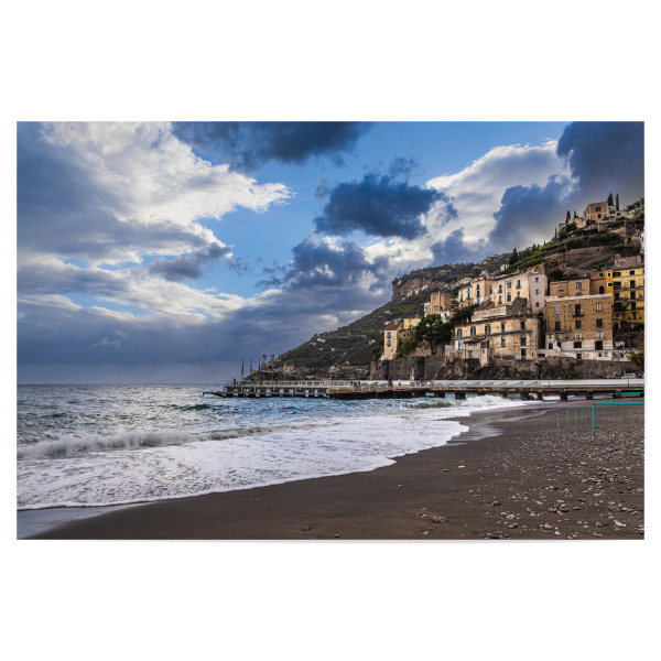 Poster "Mittelmeer in Minori" artboxONE - Natur,Reise,Architektur,Reise / Strand und Meer,Reise / Länder