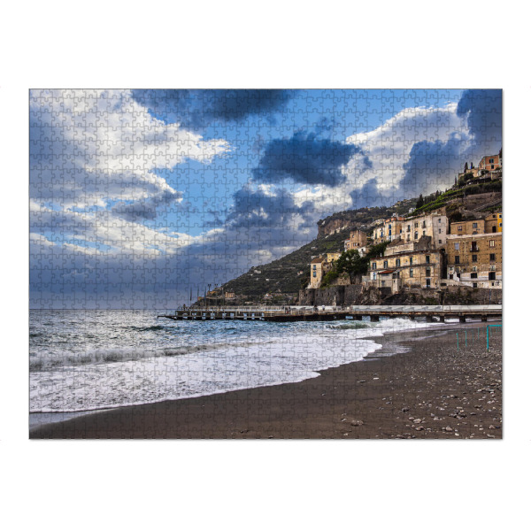 Puzzle Ravensburger "Mittelmeer in Minori" artboxONE - Natur,Reise,Architektur,Reise / Strand und Meer,Reise / Länder
