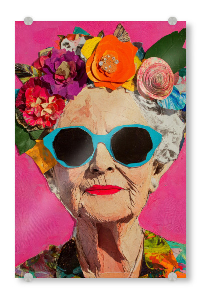 Acrylglasbild "Age of Radiance" artboxONE - Floral,Menschen,Fashion,Für Mama