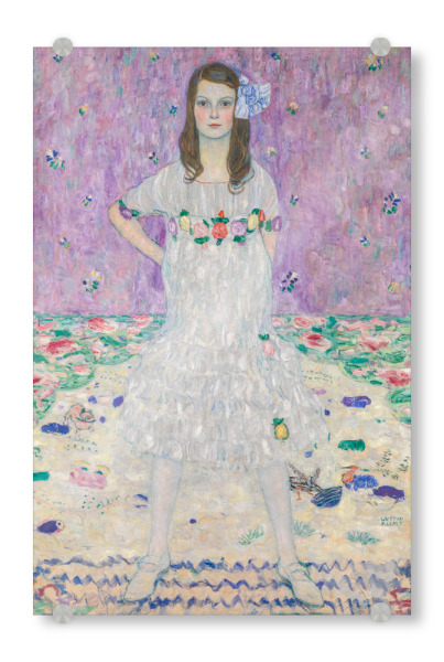 Acrylglasbild "Gustav Klimt, Mäda Primavesi" artboxONE - Floral,Für Kinder,Menschen