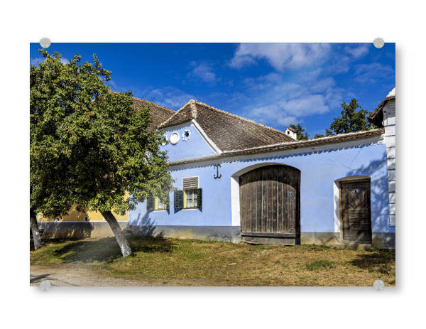 Acrylglasbild "Bunte Bauernhäuser" artboxONE - Architektur