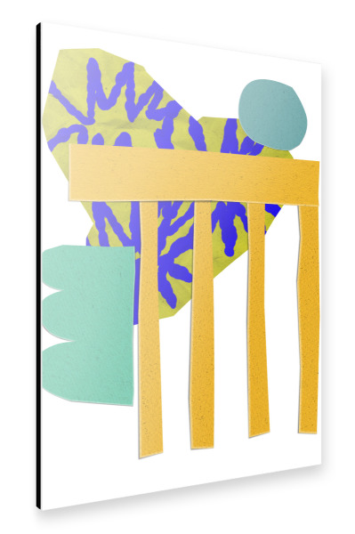 Alu-Dibond "Vibrant geometric shapes" 75x50 cm artboxONE