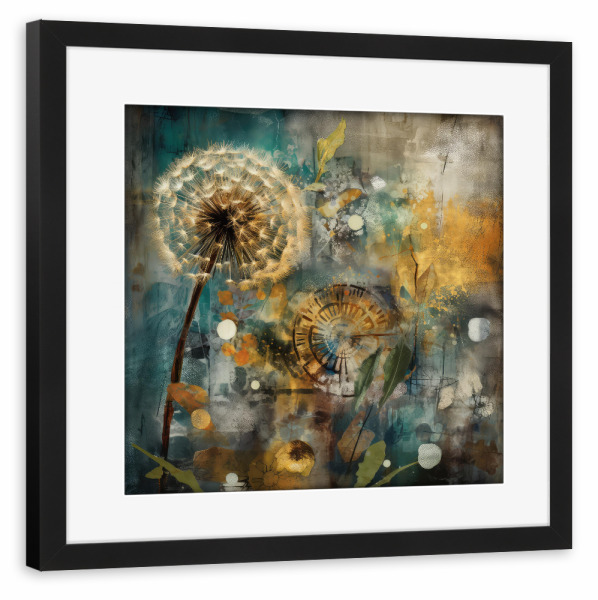 Poster mit Rahmen schwarz "Enchanting Fluff" artboxONE - Natur,Floral,Für Mama