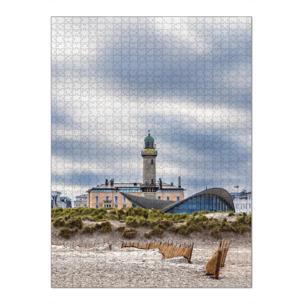 Puzzle Ravensburger "Teepott und Leuchtturm" artboxONE - Reise,Architektur
