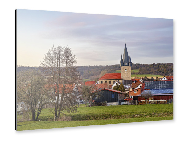 Alu-Dibond "Die Kirche von Netra" 30x20 cm artboxONE