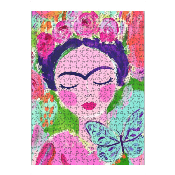 Puzzle Ravensburger "Kleine Frida's Blütenzauber" artboxONE - Floral,Tiere,Menschen